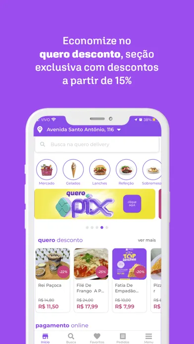 Tangkapan layar Quero Delivery