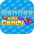 Pandas eat candy