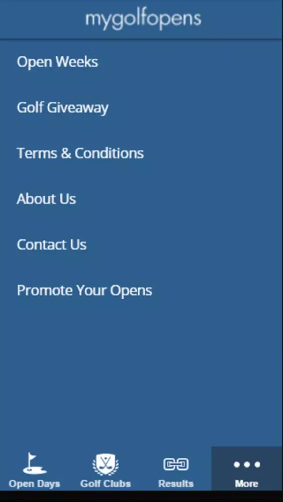 My Golf Opens Screenshots