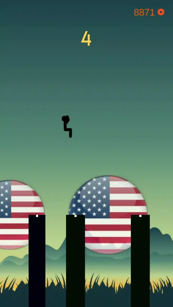 Capturas de tela do Stickman Blow (Balloon Hero)