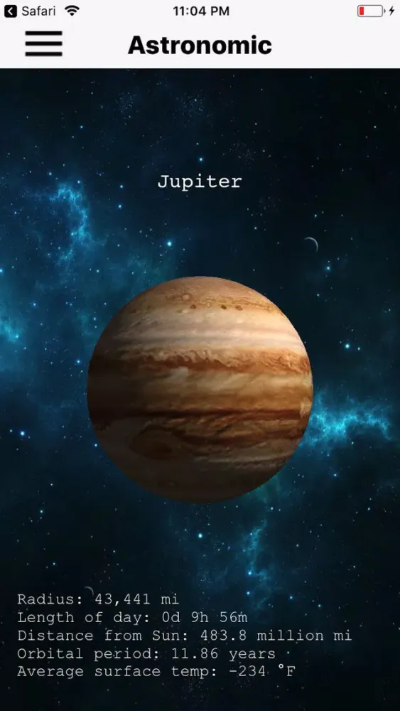 Astronomic स्क्रीनशॉट
