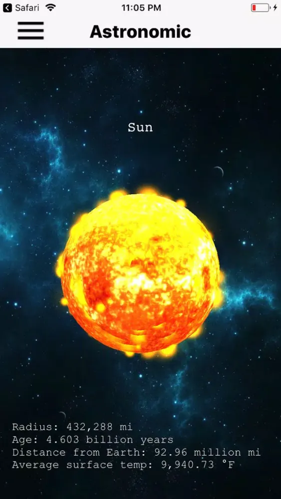 Astronomic स्क्रीनशॉट