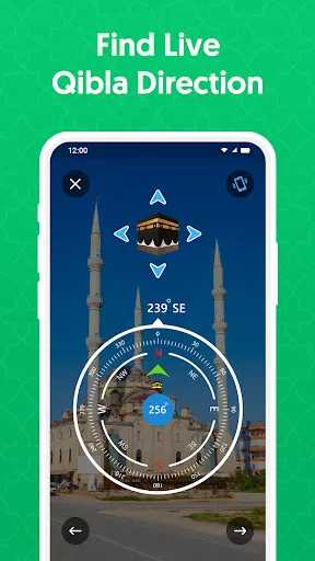 Capturas de pantalla de Qibla Compass: Qibla Direction
