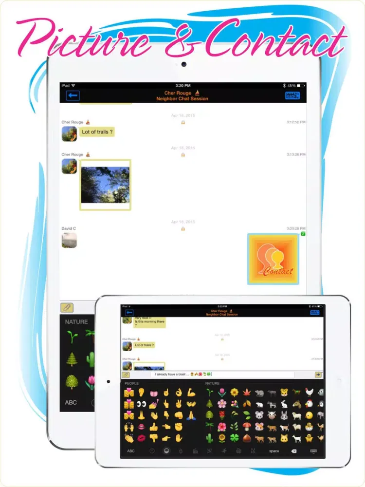 تصاویر QIK CHAT iPad 