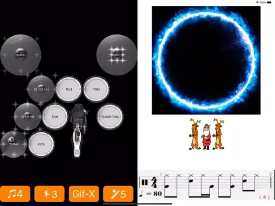 Tangkapan skrin Jazz Drum iPad 