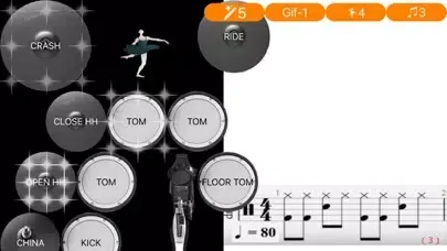 Tangkapan skrin Jazz Drum