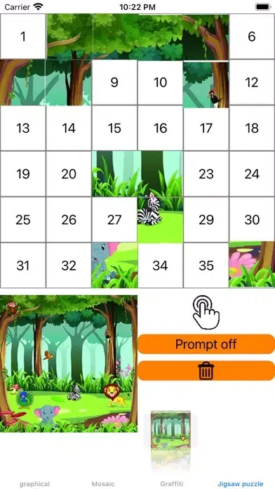 Jigsaw puzzle， سکرین شاٹس