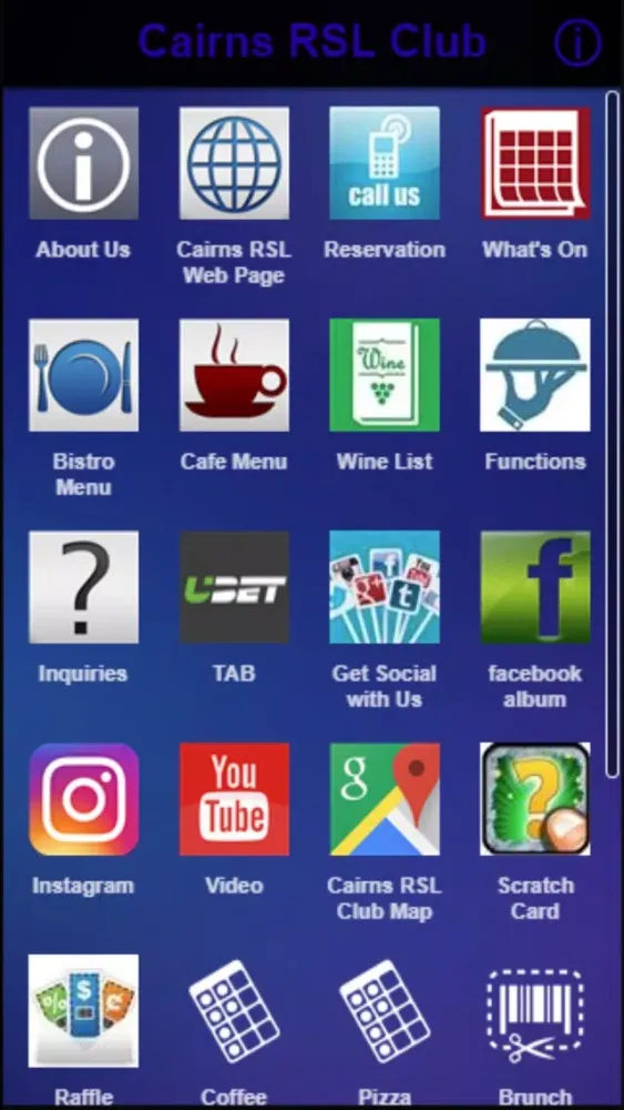 Cairns RSL Club Screenshots