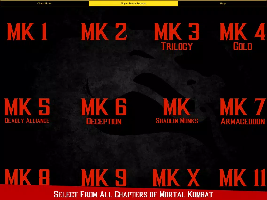 Fatalities of MK iPad  স্ক্রিনশট
