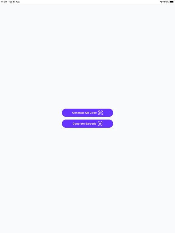 QR & Bar Code Maker iPad  স্ক্রিনশট