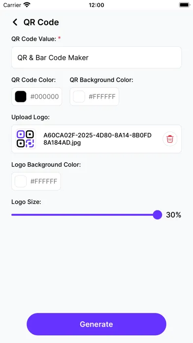 QR & Bar Code Maker স্ক্রিনশট