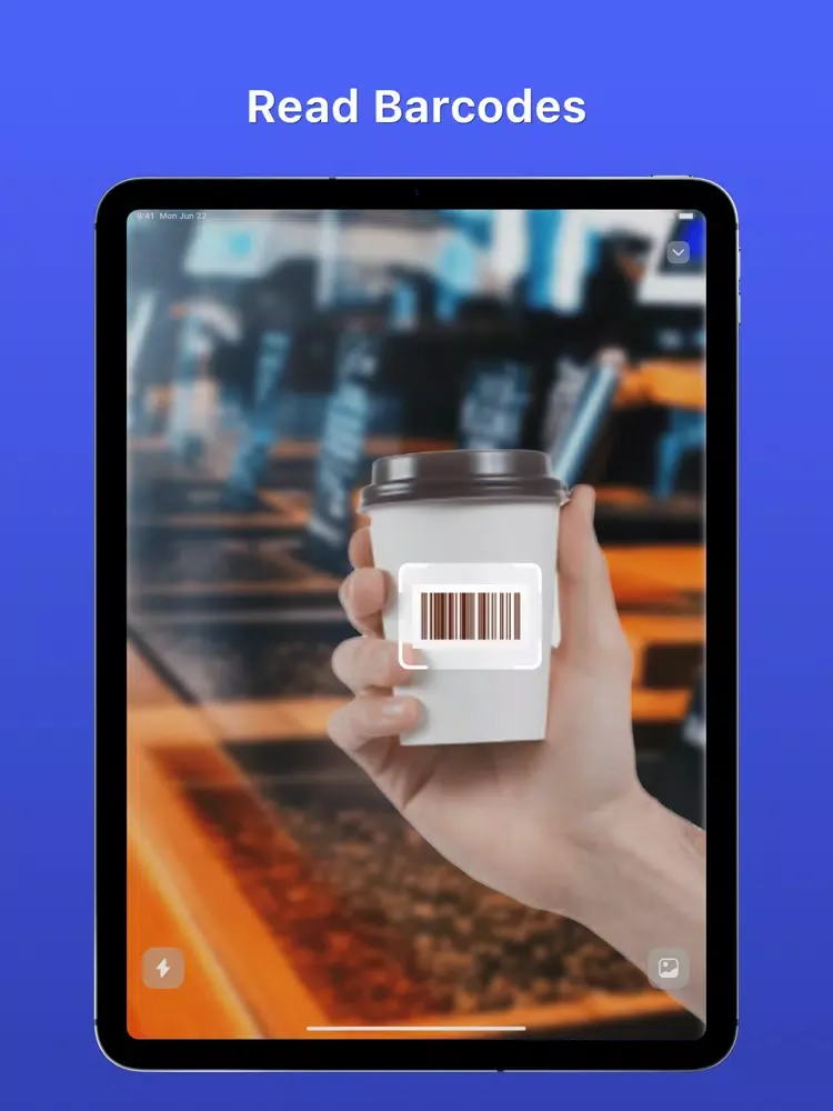 Screenshot di QR Code Scanner, Generator iPad