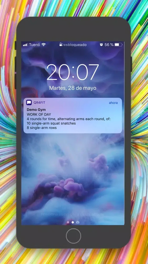 Скриншоты Notificaciones QR4FIT