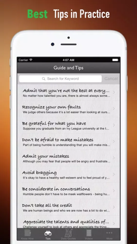 How to Humble Yourself: Humility Tips and Tutorial سکرین شاٹس
