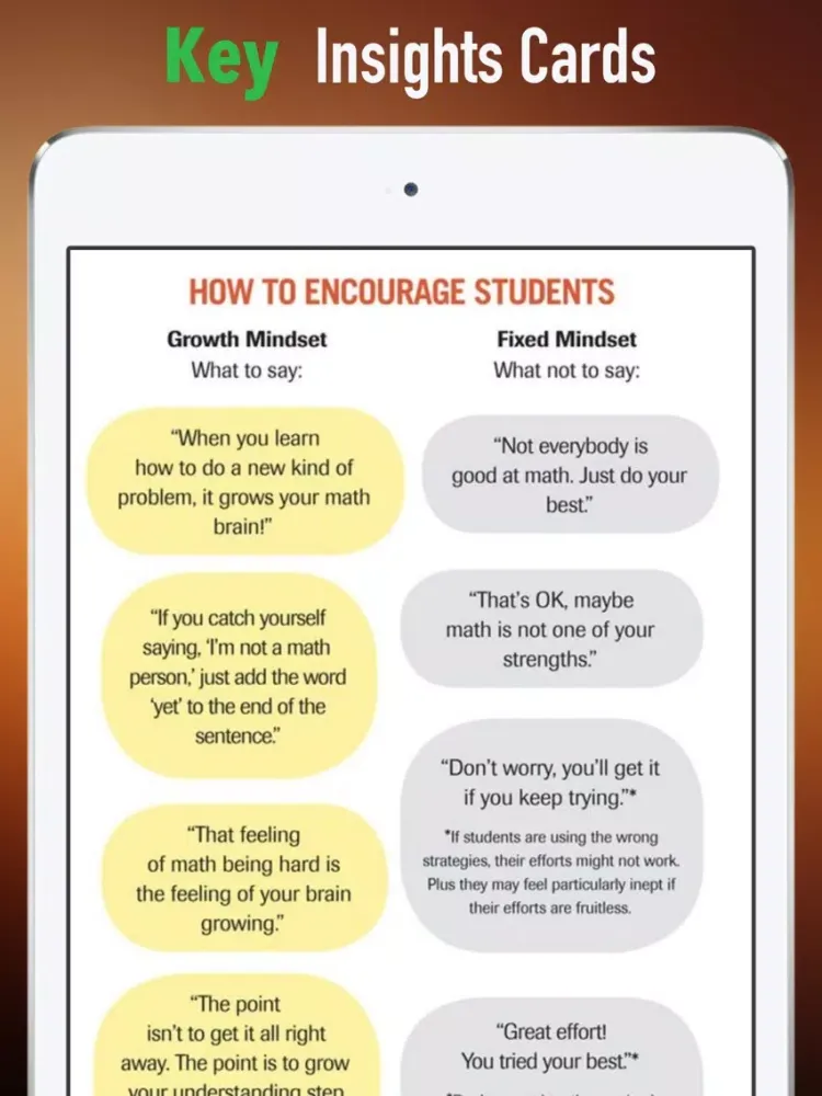Mindset: The New Psychology of Success iPad  Screenshots