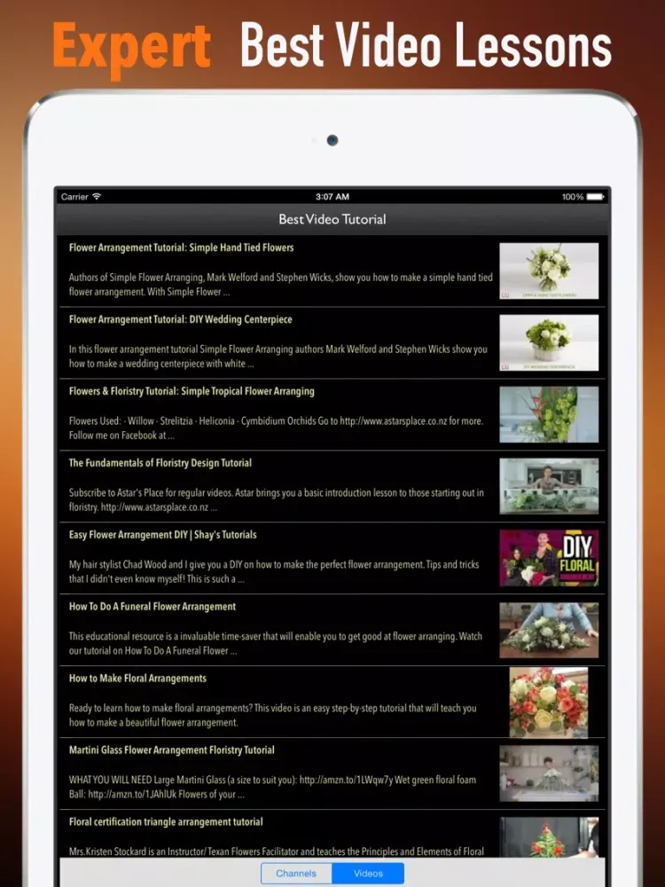DIY Flower Arranging for Beginners:Guide and Tips iPad  Screenshots