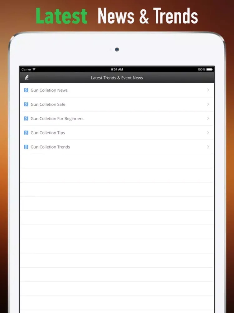 Tangkapan layar QRC281WPGunColletion iPad 