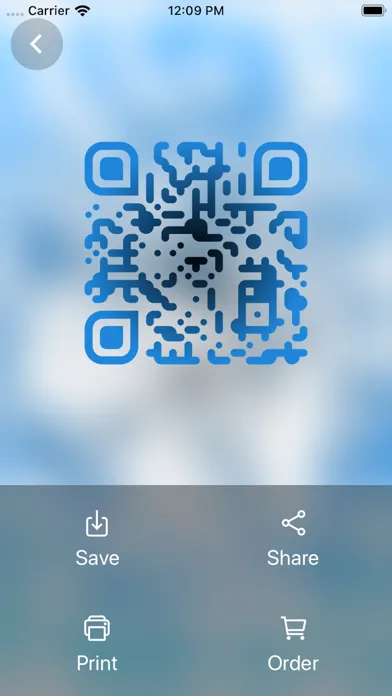 Capturas de tela do QR Cloud