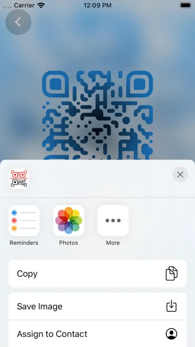 Capturas de tela do QR Cloud