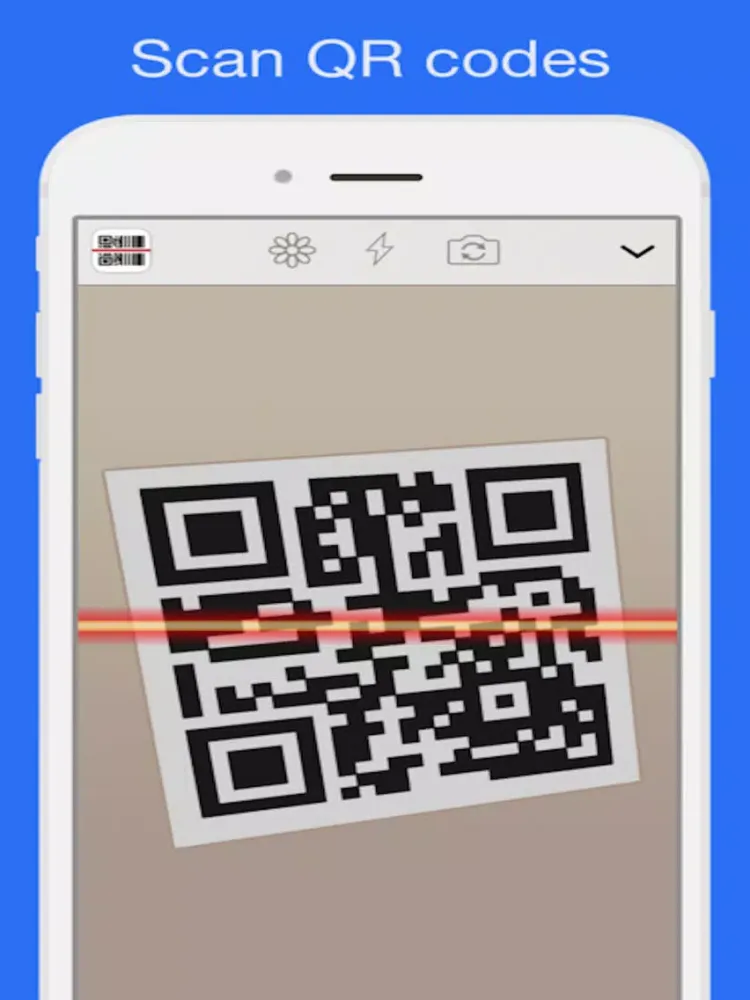 ภาพหน้าจอของ QR Code Reader for iPhone & iPad iPad 