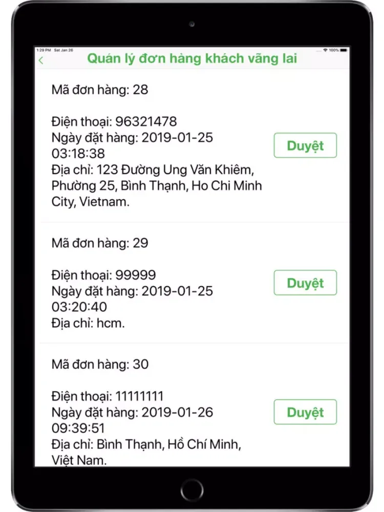 Deliset For Vendor iPad 应用截图