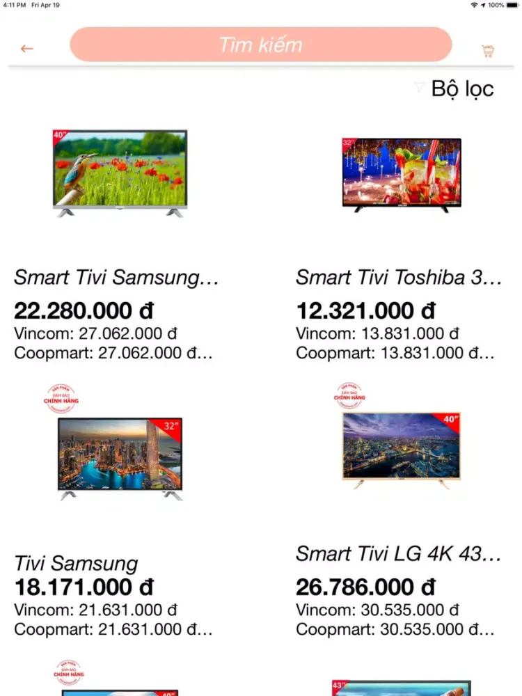 Hãy chọn giá rẻ iPad  स्क्रीनशॉट