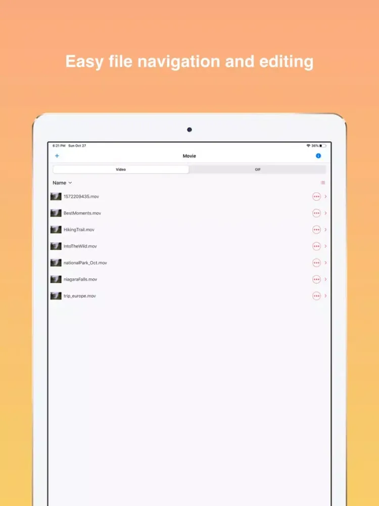 Capturas de pantalla de Pictovid - Video & GIF Creator iPad 