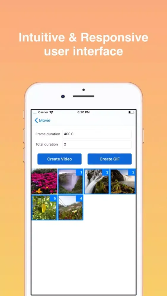 Capturas de pantalla de Pictovid - Video & GIF Creator