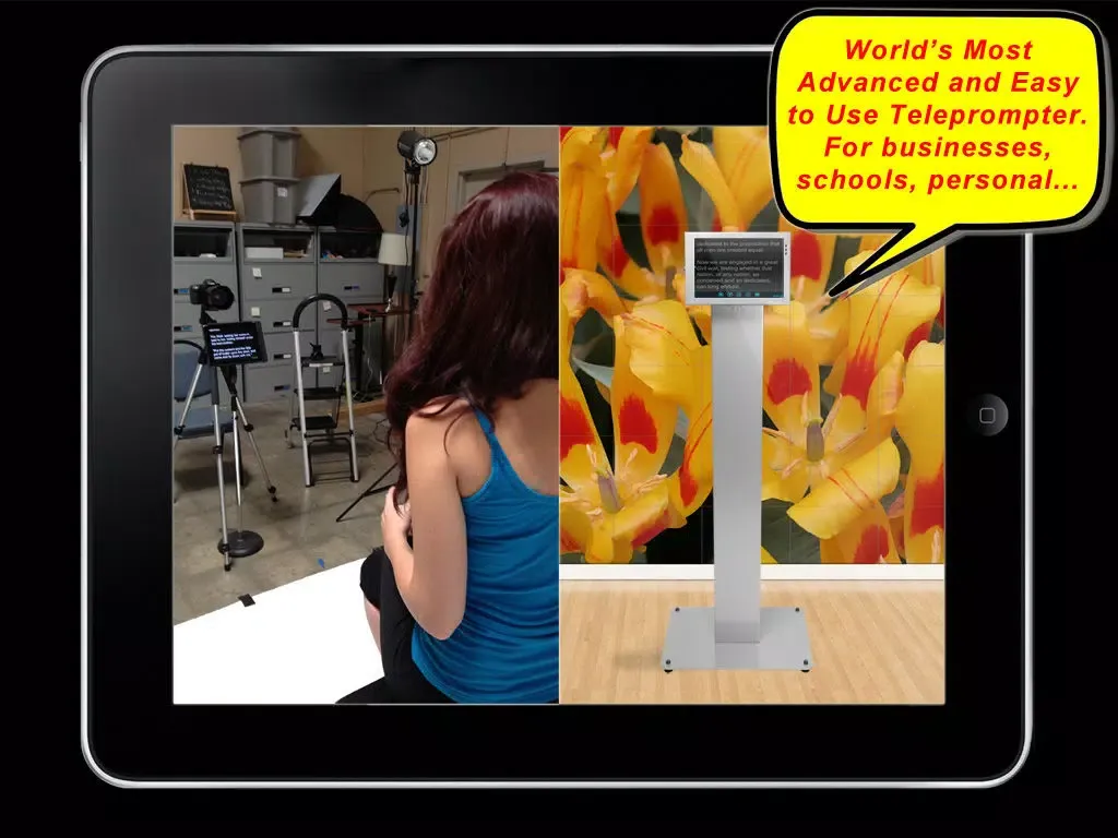 صور Quick Teleprompter iPad 