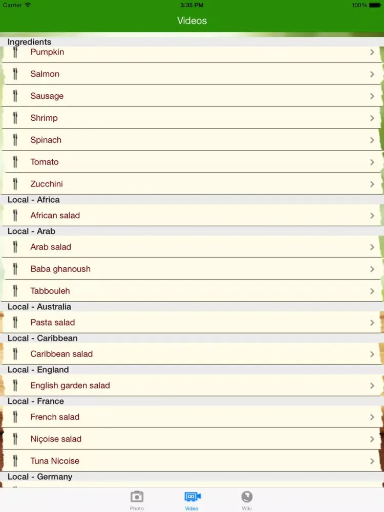 The Best Salads in the World iPad  स्क्रीनशॉट