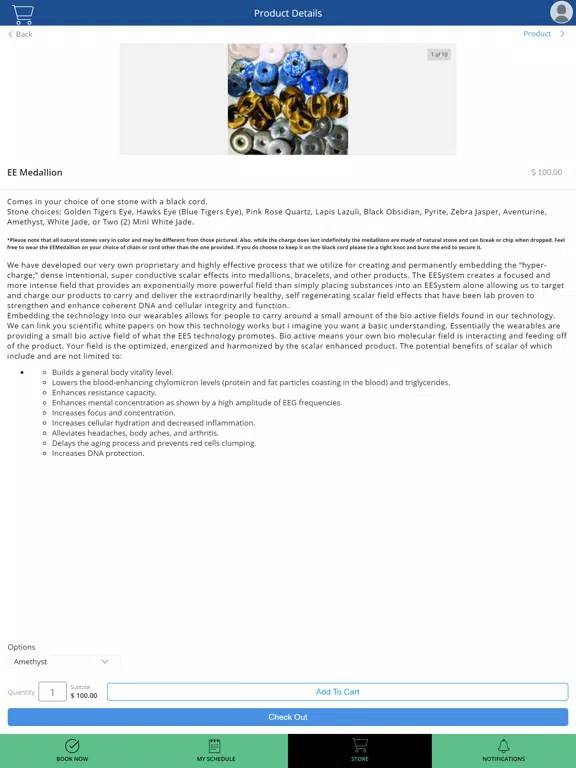 Quantum Healing Solutions iPad  스크린샷