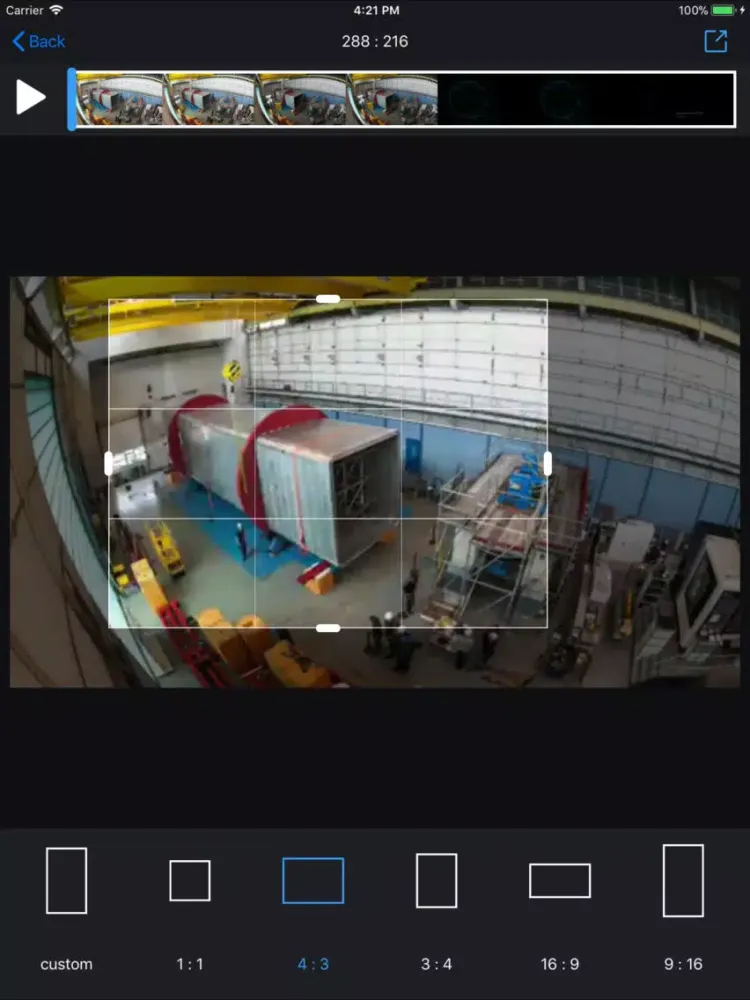 Video Editor - resize & crop iPad  স্ক্রিনশট