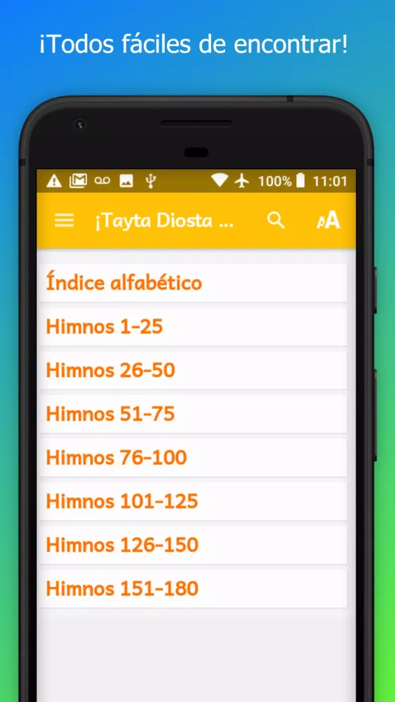 South Conchucos Hymnbook Screenshots