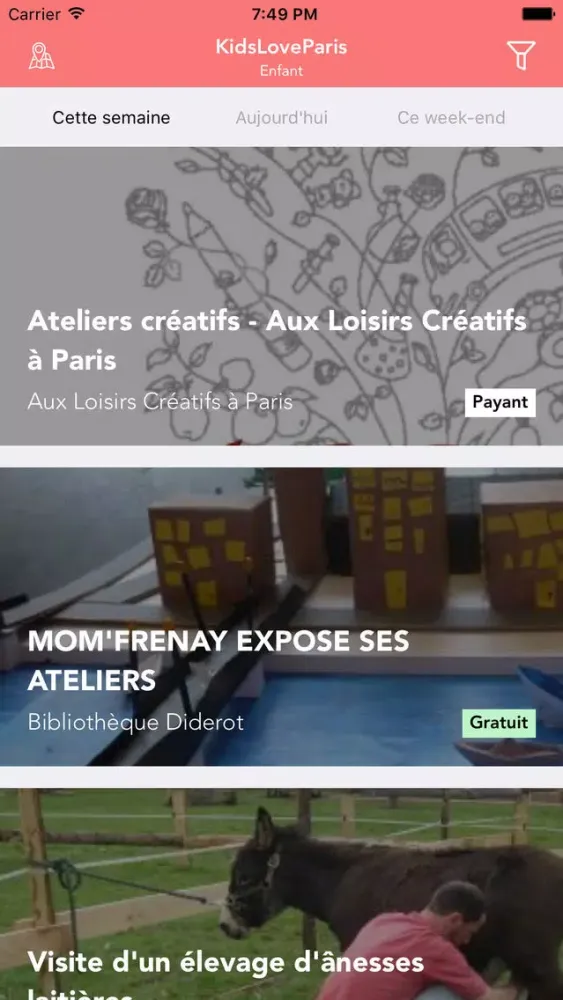 Captures d'écran de Kids love Paris - Le meilleur pour vos enfants