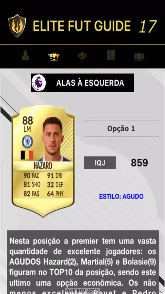 Captures d'écran de ELITE FUT GUIDE