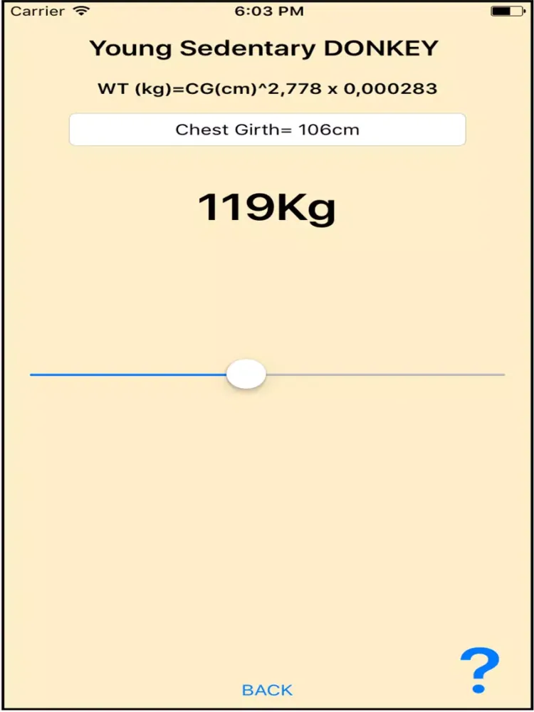 Screenshot di ScaleForEquines iPad 