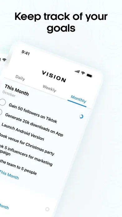 Ảnh chụp màn hình của Weekly Planner - Vision