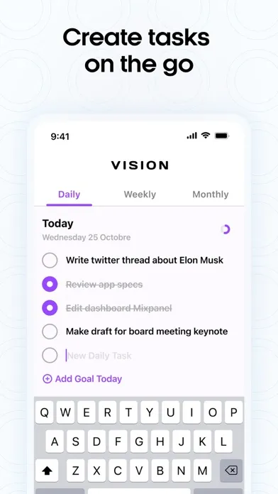 Ảnh chụp màn hình của Weekly Planner - Vision