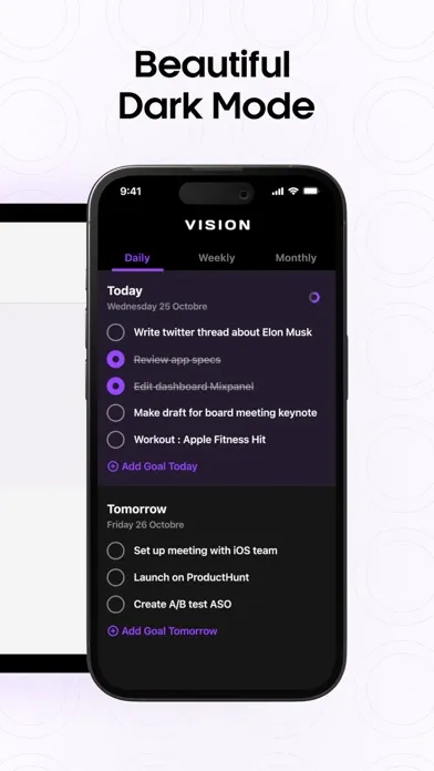Ảnh chụp màn hình của Weekly Planner - Vision