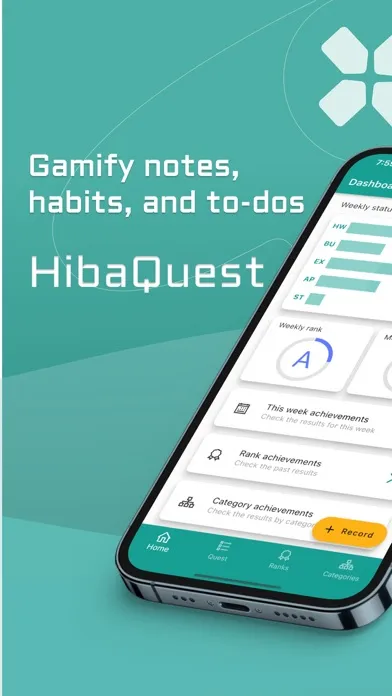 تصاویر HibaQuest: Gamify,ToDo,Habit