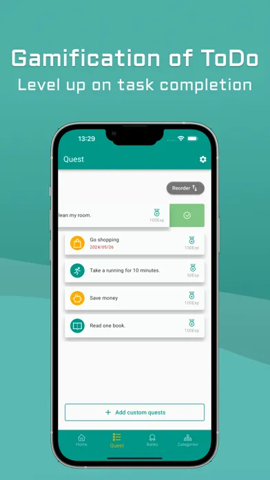 تصاویر HibaQuest: Gamify,ToDo,Habit