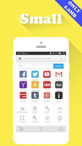 Browser سکرین شاٹس