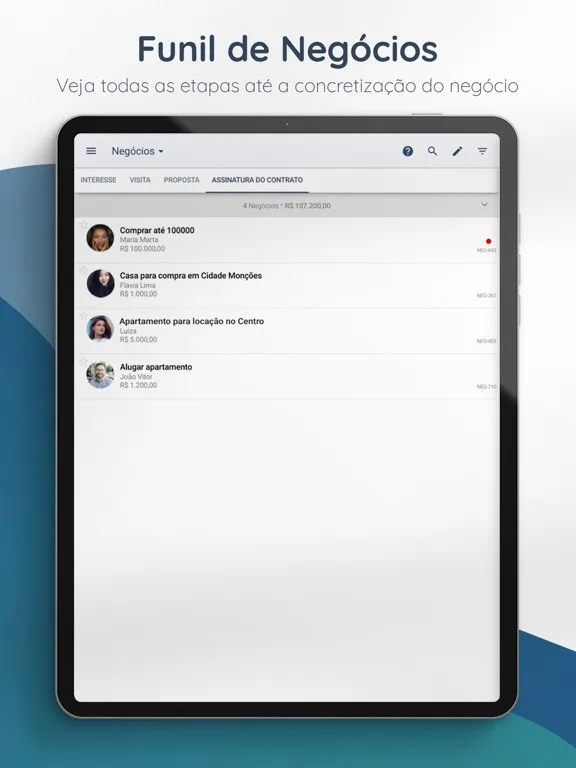 Скриншоты Imobzi - CRM Imobiliário iPad 