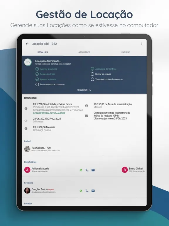 Скриншоты Imobzi - CRM Imobiliário iPad 