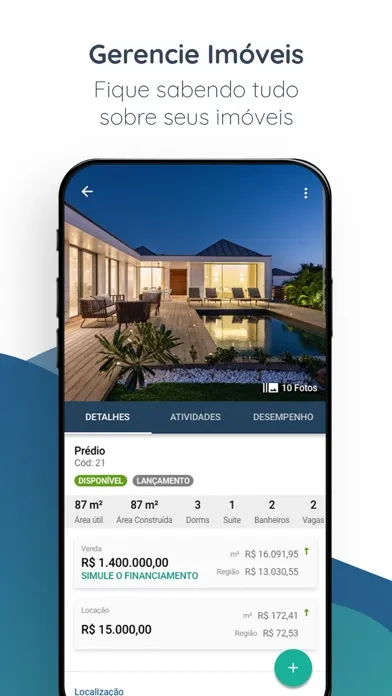 Скриншоты Imobzi - CRM Imobiliário