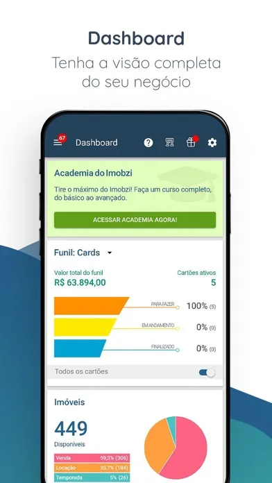 Скриншоты Imobzi - CRM Imobiliário