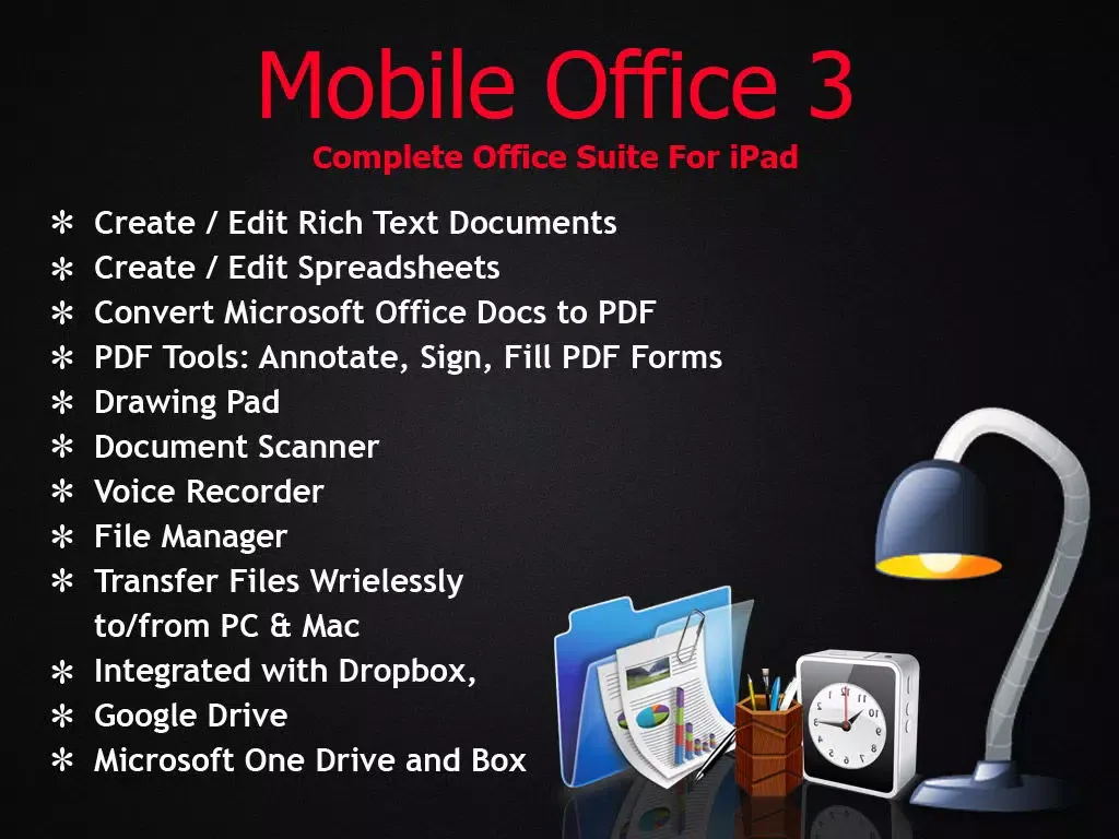 Capturas de pantalla de MobileOffice - Word Processor and Reader for Microsoft Office iPad 