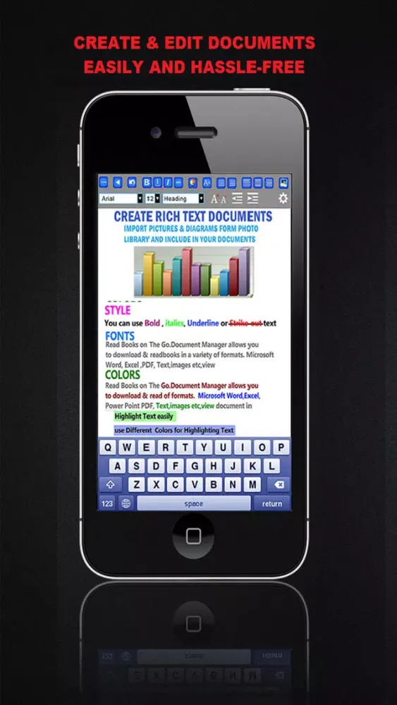Capturas de pantalla de MobileOffice - Word Processor and Reader for Microsoft Office