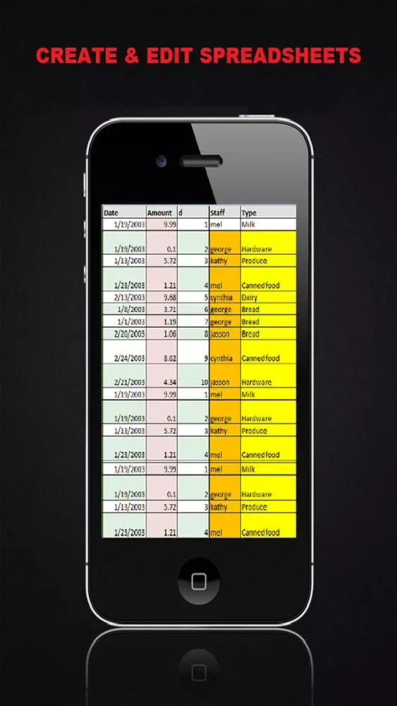 Capturas de pantalla de MobileOffice - Word Processor and Reader for Microsoft Office