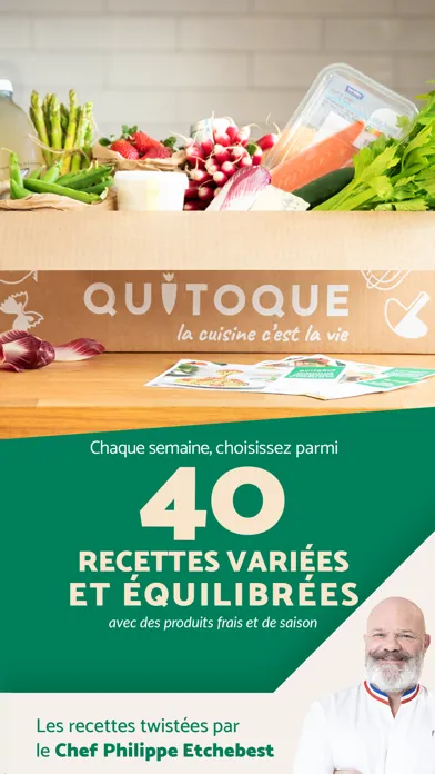 Quitoque, le panier à cuisiner स्क्रीनशॉट
